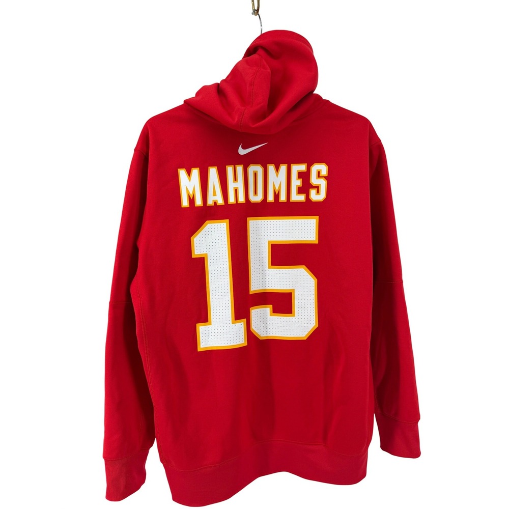 Nike Kansas City Chiefs Patrick Mahomes Hoodie XL Dri Fit Pullover Mens